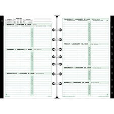 Day-Timer 2-page-per-week Original Planner Desk Refill