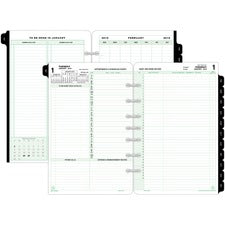 Day-Timer 2-page-per-day Reference Planner Refill
