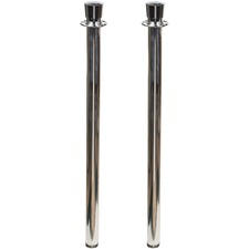 Tatco Velour Ropes & Weighted Base Stand Stanchion