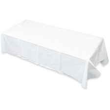 Tatco White Paper Rectangular Tablecovers