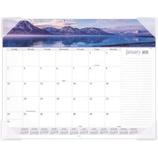 At-A-Glance Panoramic Landscape Monthly Desk Pad