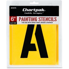 Chartpak Painting Letters/Numbers Stencils