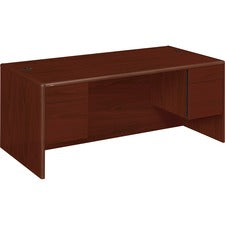 HON 10700 Series Double Pedestal Desk - 4-Drawer