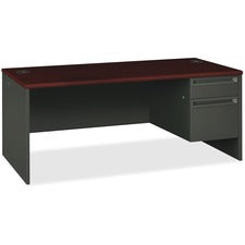HON 38000 Series Right Pedestal Desk - 2-Drawer