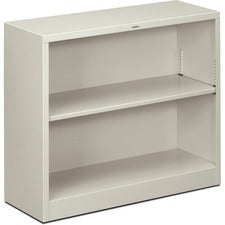 HON Brigade 2-Shelf Steel Bookcase