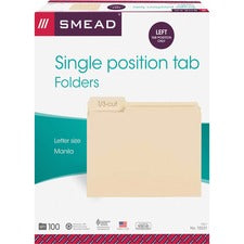 Smead File Folders with Single-Ply Tab
