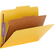Smead SafeSHIELD Fastener 1-Divider Classification Folders