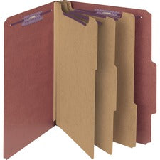 Smead SafeSHIELD 3-Divider Classification Folders