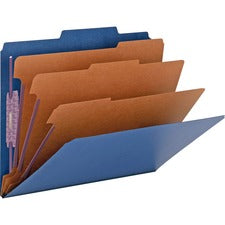 Smead SafeSHIELD Fasteners 3-Dividers Classification Folders