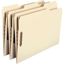 Smead 100% Recycled Fastener Folders with Reinforced Tab