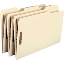 Smead 100% Recycled Fastener Folders with Reinforced Tab