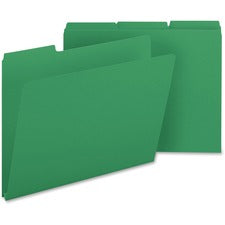 Smead 1/3 Cut Colored Pressboard Tab Folders