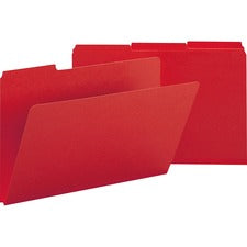 Smead 1/3 Cut Colored Pressboard Tab Folders