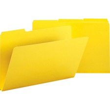 Smead 1/3 Cut Colored Pressboard Tab Folders