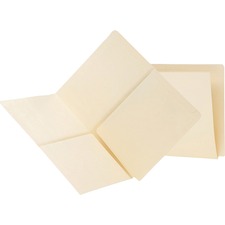 Smead End Tab Pocket Folders with Reinforced Tab