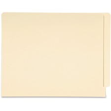 Smead 100% Recycled End Tab File Folders with Shelf-Master Reinforced Tab