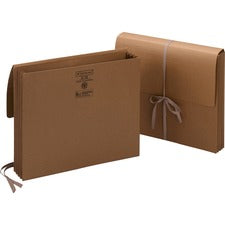 Smead Expanding Wallet with Cloth Tie Closure