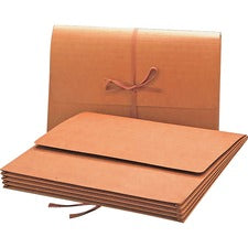 Smead Expanding Wallet with Cloth Tie Closure