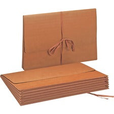 Smead Expanding Wallet with Flap and Cloth Tie Closure