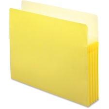 Smead Drop Front Panel Colored File Pockets