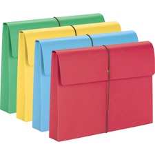 Smead Expanding Wallets with Flap and Cord Closure