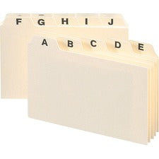 Smead Card Guides with Alphabetic Tab