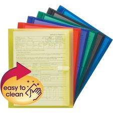 Smead Hook and Loop Closure Side Poly Envelopes