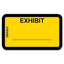 Tabbies Color-coded Legal Exhibit Labels