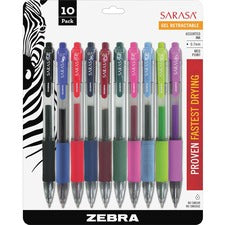 Zebra Pen Sarasa Gel Retractable Pens