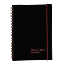 Black n' Red Polypropylene Notebook - Letter