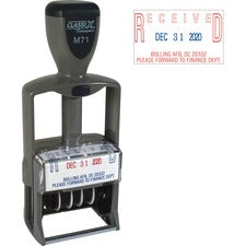 Xstamper Impression Metal Self-Inking Daters