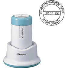 Xstamper Small 4-Line Custom Round Dater
