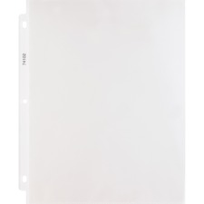 Sparco Heavy-duty 3-Hole Top-loading Sheet Protector