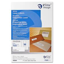 Elite Image White Mailing/Address Laser Labels