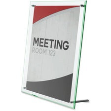 Deflecto Superior Image Beveled Edge Sign Holder