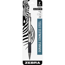 Zebra Pen F-301 Stainless Steel Pens