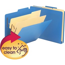 Smead Top Tab Heavy-duty Poly Classification Folders