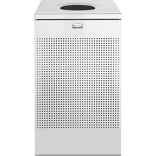 Rubbermaid Commercial Stainless Steel Hinged Top Receptacle
