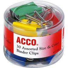 Acco Assorted Size Binder Clips