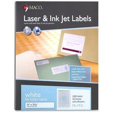 Maco Assorted Laser/Inkjet File Folder Labels