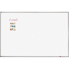 Quartet® Porcelain Whiteboard, 4' x 12', Magnetic, Aluminum Frame