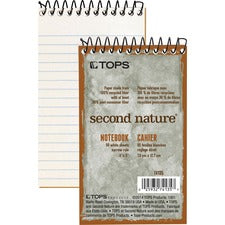 TOPS Second Nature Narrow Ruled Notebooks