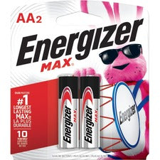 Energizer MAX Alkaline AA Batteries, 2 Pack