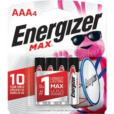 Energizer MAX Alkaline AAA Batteries, 4 Pack