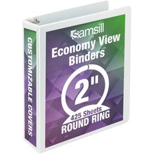 Samsill Economy Round Ring View Binders