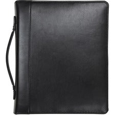 Samsill Regal Leather iPad Pocket Zipper Binder