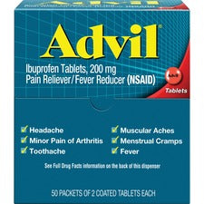 Advil Pain Reliever Single Packets