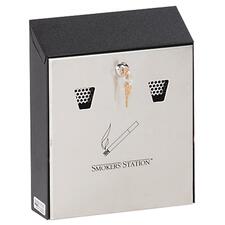 United Receptacle Wall-Mounted Smoker's Station