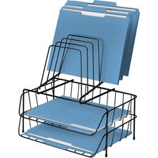 Fellowes Wire Double Tray with Step File&reg;