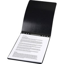ACCO&reg; PRESSTEX&reg; Report Cover, Top Binding for Letter Size Sheets, 3" Capacity, Black